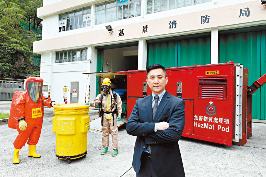 ◆林建軍表示，今次亞洲消防國際會議的交流重點是消防救援、消防工程、災難管理和應急準備等方面的創新技術。 香港文匯報記者萬霜靈  攝