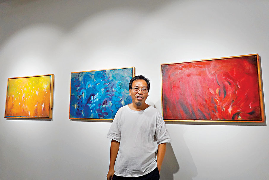 ◆楊百友及其作品。