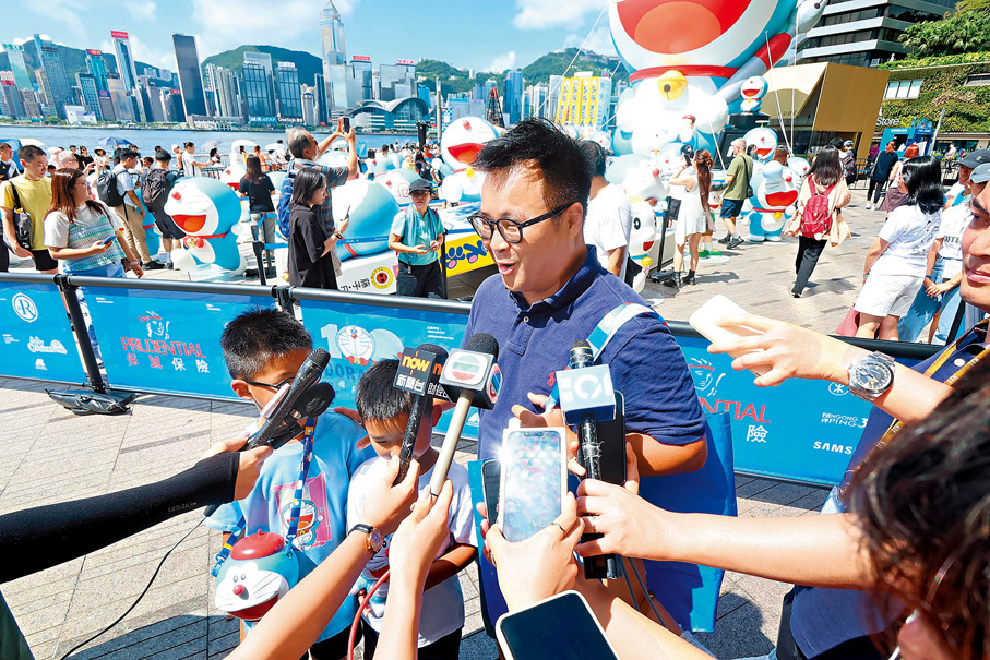 ◆陳先生從美國舉家回港。