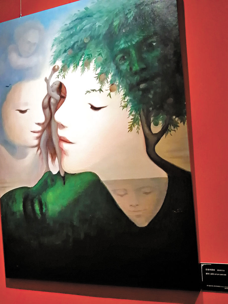 ◆畫框博物館抽象畫你看到幾多張臉呢？