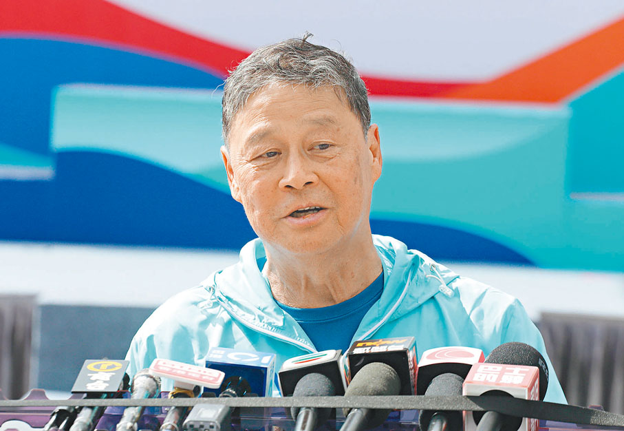 ◆泳總會長王敏超宣布開放各級屬會成績達標的泳手參加錦標賽。資料圖片