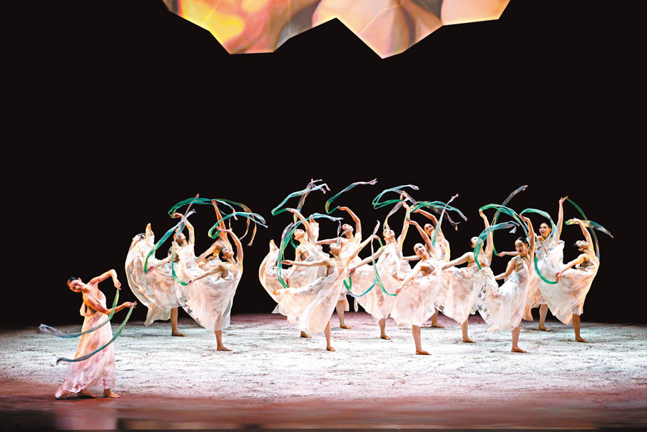 ◆香港舞蹈團帶來作品《廿四節氣》選段《清明》。主辦方供圖