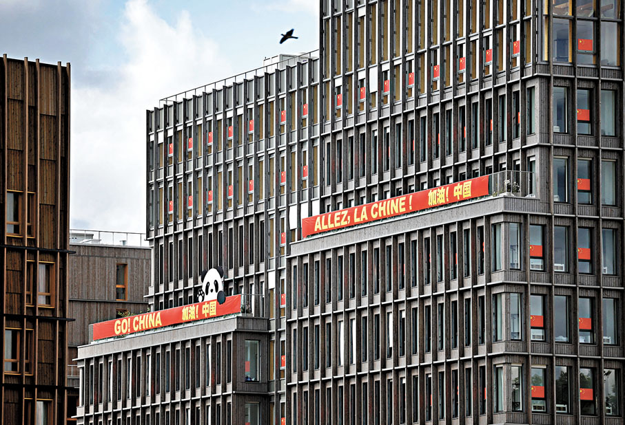 ◆中國隊首批運動員已入住選手村。  資料圖片