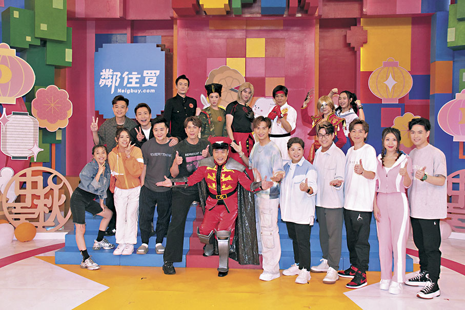◆《中年好聲音》大家庭成員齊聚《大師兄中秋感謝祭》。