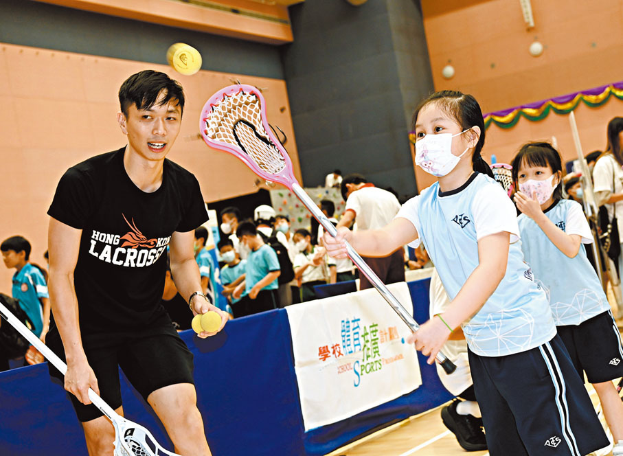 ◆棍網球總會希望推廣棍網球到各年齡層的兒童及青少年。  資料圖片