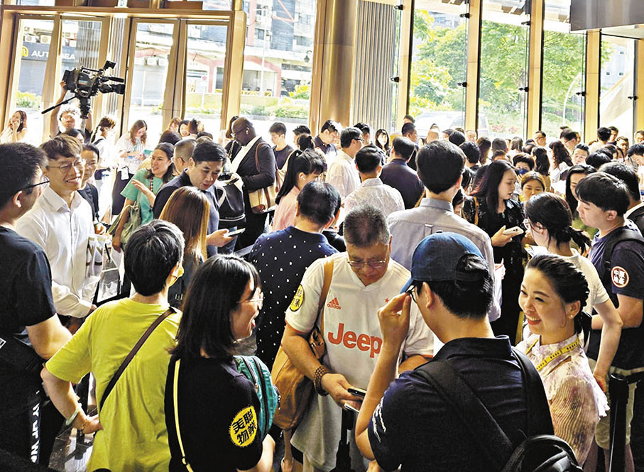 ◆柏蔚森III昨首輪銷售108伙。發展商指柏蔚森短短九日共賣出254伙。