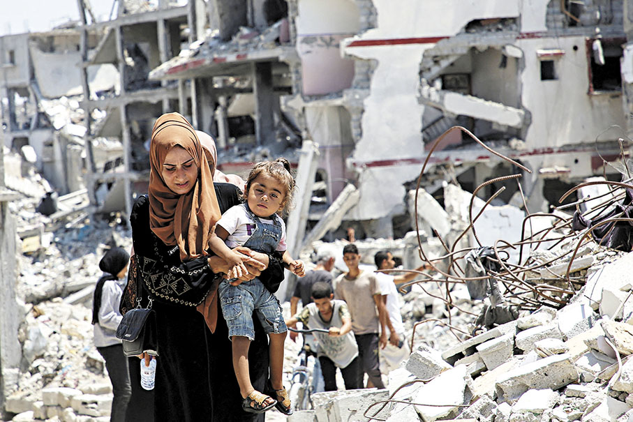 ◆以軍對加沙的軍事行動仍然持續。 路透社