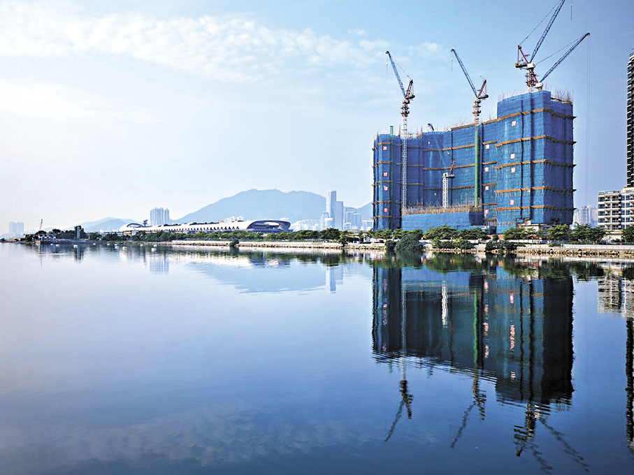 ◆柏蔚森系列於兩周內售出266伙，佔可售單位近74%，套現逾18億元。 資料圖片