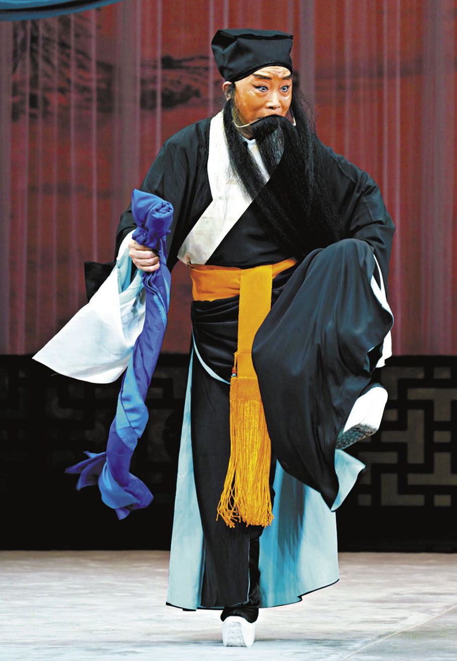 ◆《烏龍院·殺惜》陳少雲飾宋江。