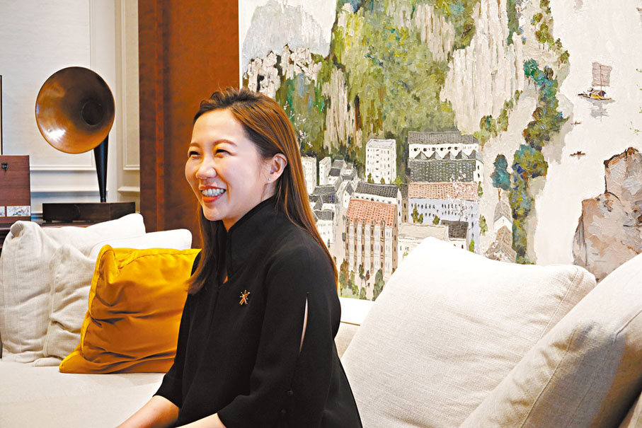 ◆孫燕華認為民間美術館應與公營博物館互補。  黃依江 攝