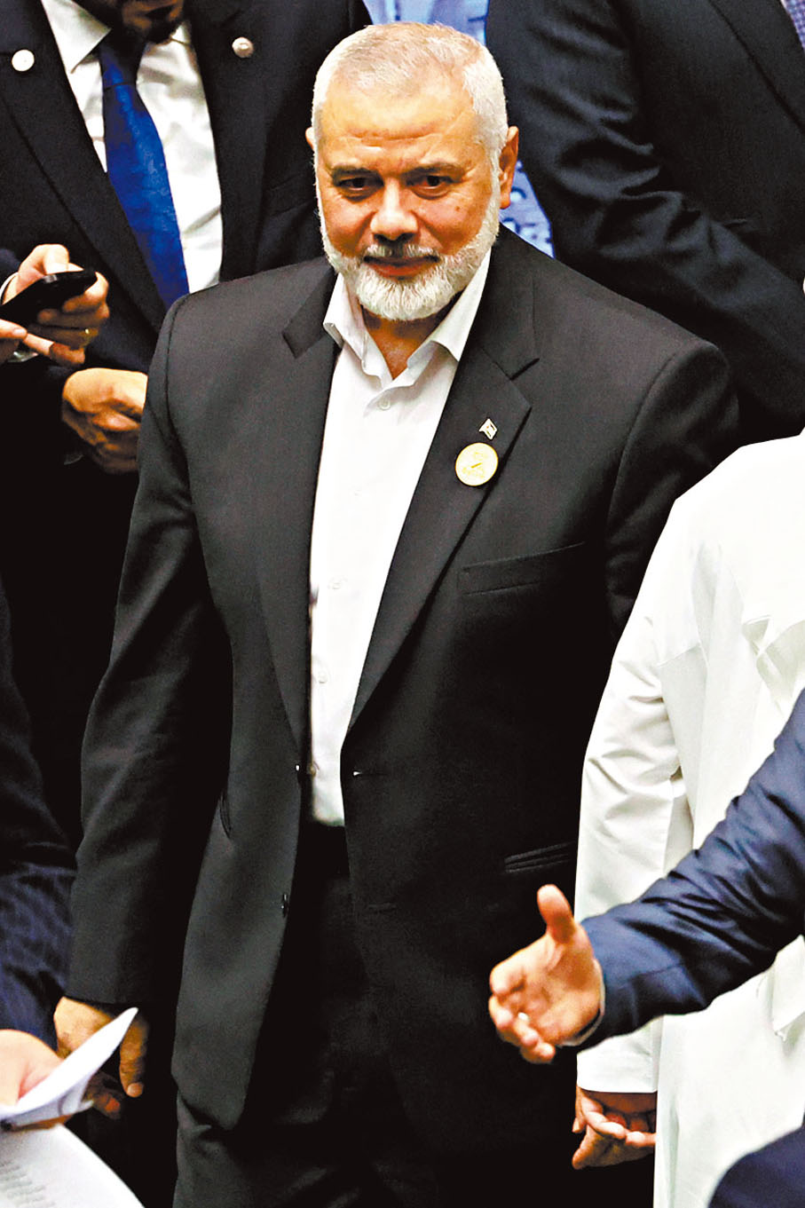 ◆哈尼亞到伊朗參加佩澤希齊揚的就職儀式後遇襲。法新社