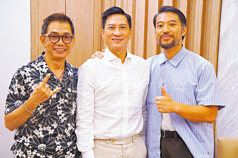 ◆張家輝、袁富華及李凱賢分享電影箇中細節。