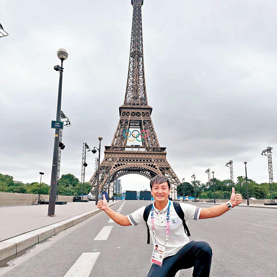 ◆小方在巴黎奧運主力負責採訪港隊。