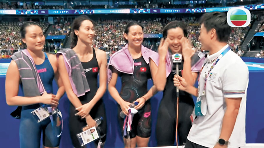 ◆歐鎧淳被方力申搞到又喊又笑。