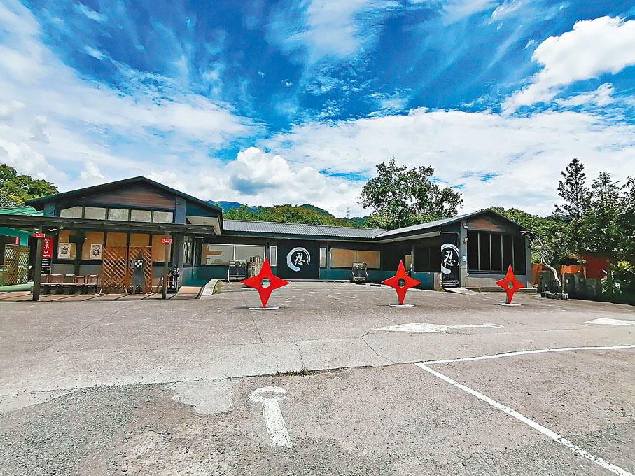 ◆宜蘭忍者村在一間日式矮平房內。