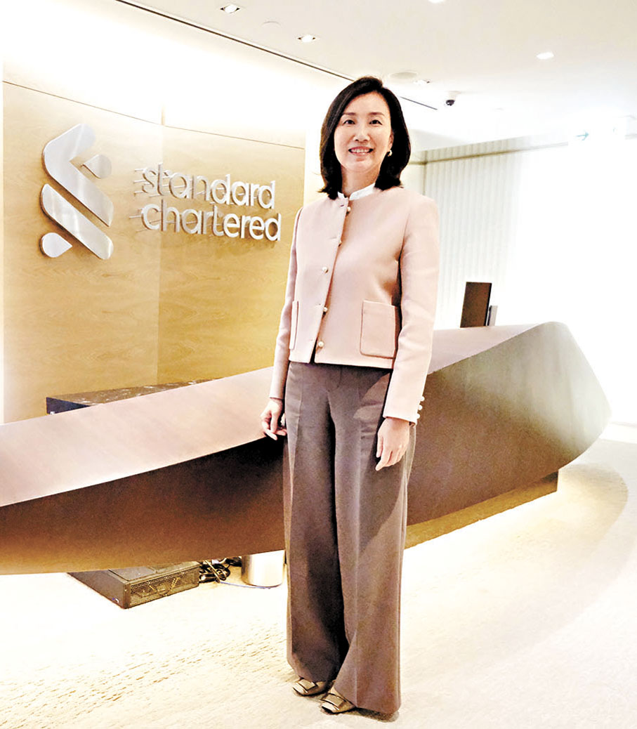 ◆渣打禤惠儀表示，該行可助力香港企業走入東盟地區，協助他們融資、開戶、提供綠色金融建議等。香港文匯報記者涂穴  攝