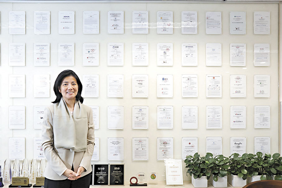 ◆梁穎宇看好硬科技和生物醫藥將會是全球科技主要趨勢。 香港文匯報記者萬霜靈 攝