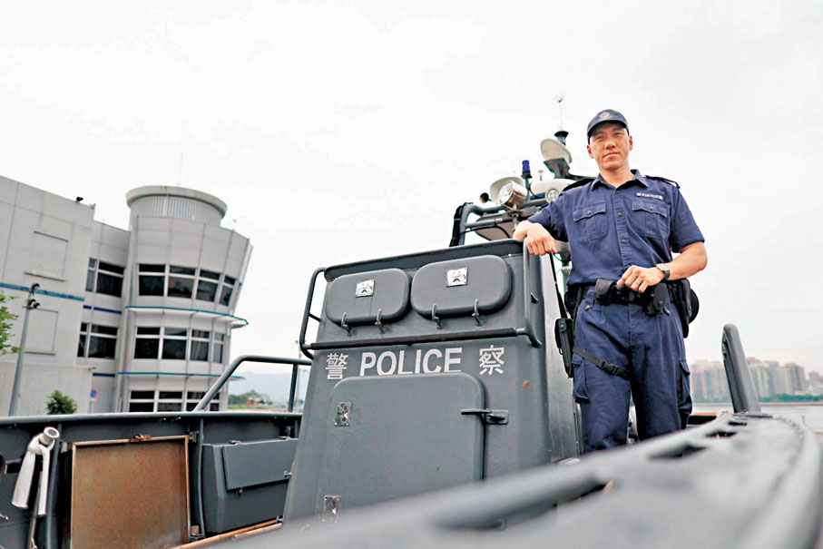 ◆羅曉鋒憑努力與拚勁達成加入警隊、為市民服務的人生目標。 警方圖片