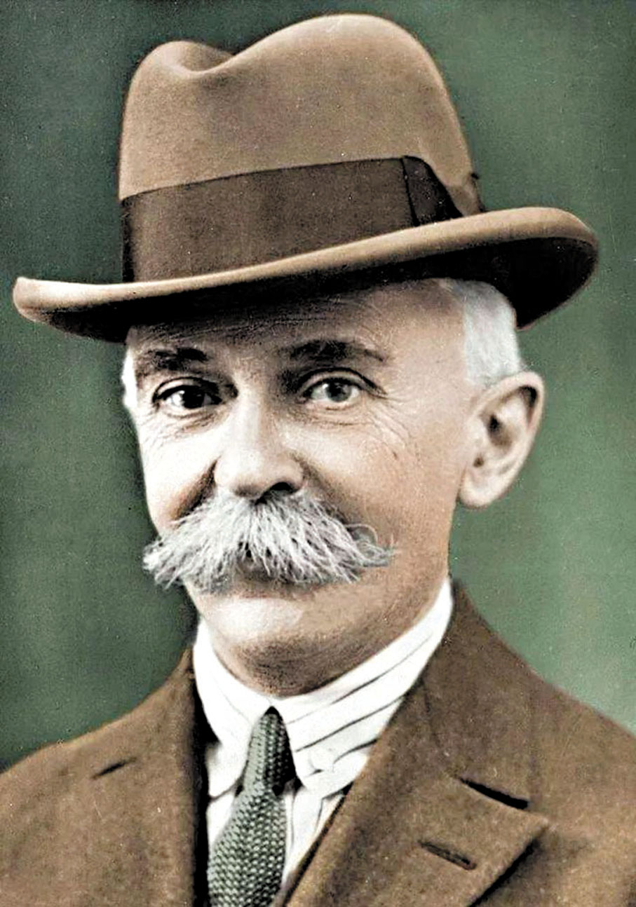 ◆「現代奧運之父」皮耶·德·古柏坦男爵。 作者供圖