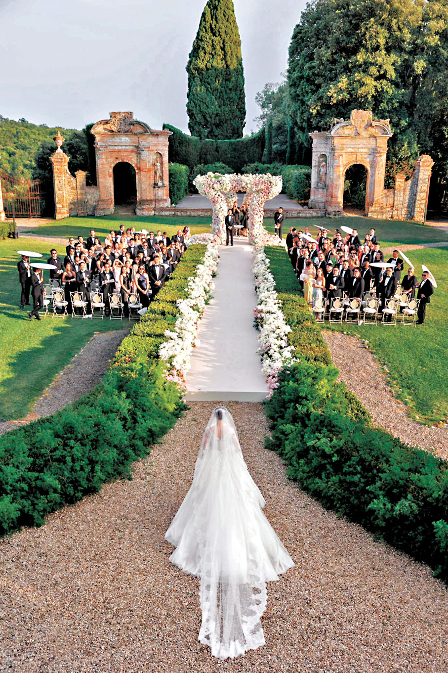 ◆吳千語施伯雄婚禮場面非常豪華。