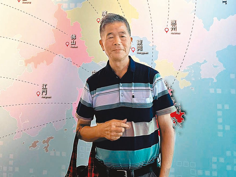 ◆市民連先生：看展覽增強對中國人身份自豪感。香港文匯報記者黃子龍  攝