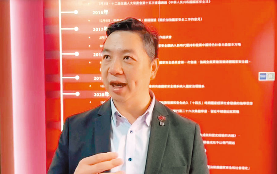 ◆深水埗區議員林偉文。香港文匯報記者黃子龍  攝