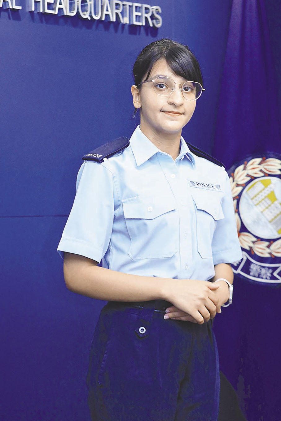 ◆女警員依琳。 香港文匯報記者北山彥 攝