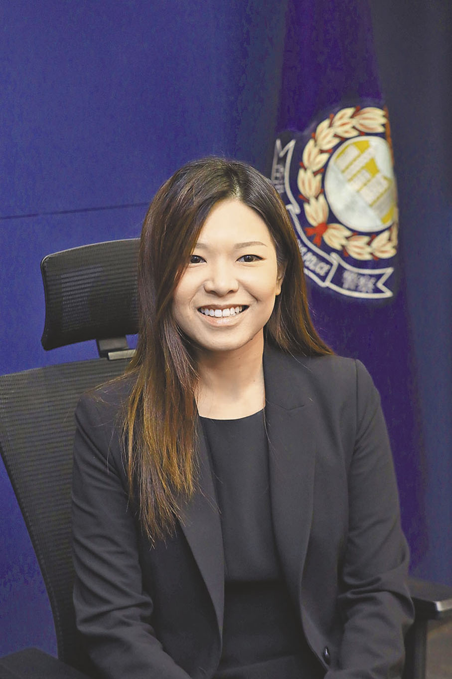 ◆女總督察黃寶玲。 香港文匯報記者北山彥 攝
