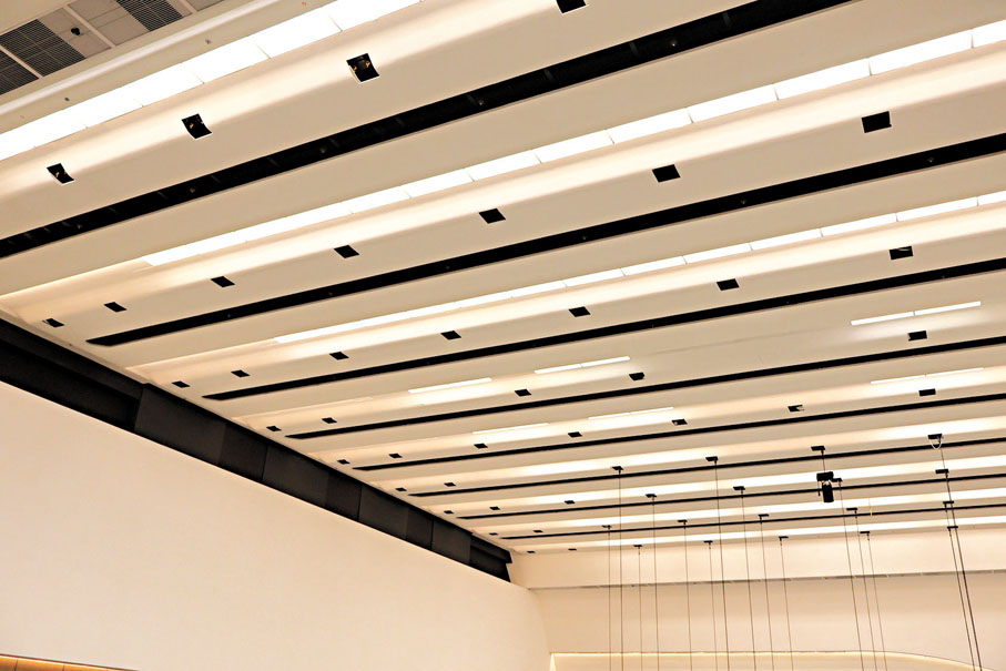 ◆ 創夢館內的天窗可優化運動人員的體驗。