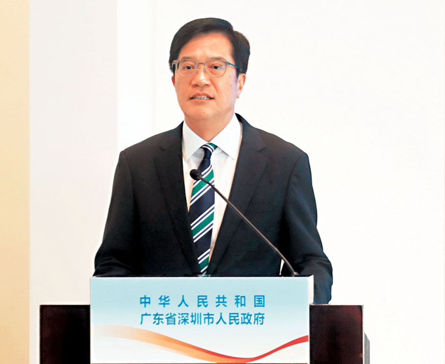 ◆黃偉綸表示，香港將繼續努力強化離岸人民幣中心的地位。