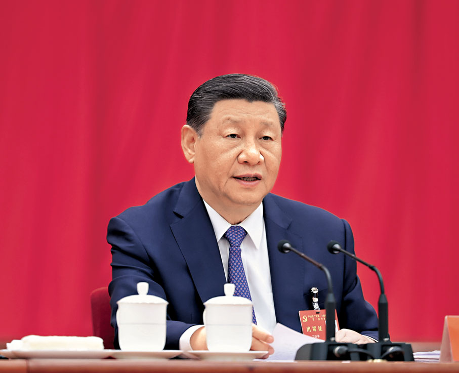 ◆中國共產黨第二十屆中央委員會第三次全體會議，於2024年7月15日至18日在北京舉行。中央委員會總書記習近平作重要講話。 資料圖片
