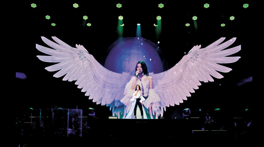 ◆鍾嘉欣望透過演唱會將正能量帶給觀眾。