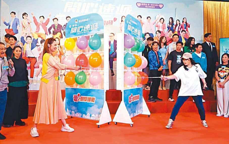 ◆呂慧儀與樊亦敏巾幗不讓鬚眉。