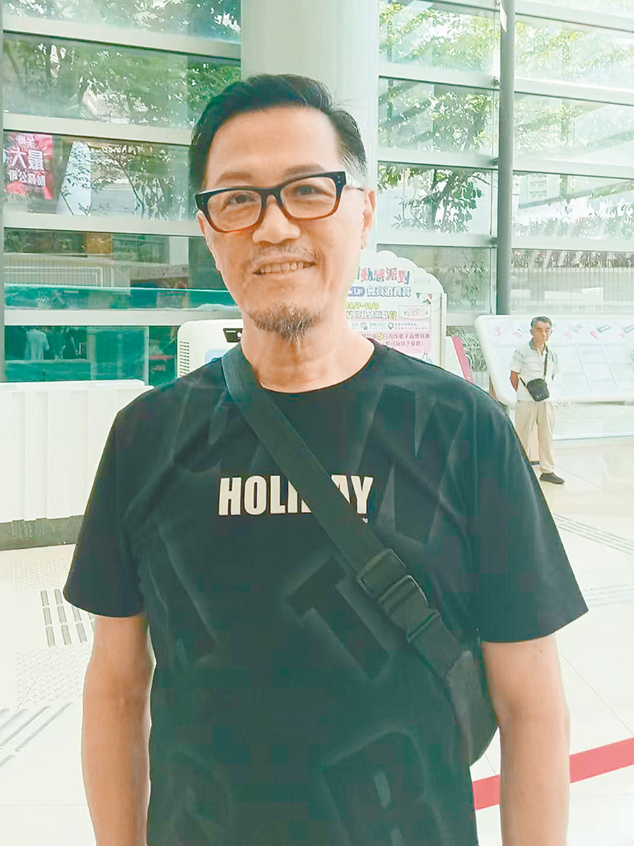 ◆周俊明在《飛越老人院》中飾演一個愛找茬的老人。 丁寧  攝