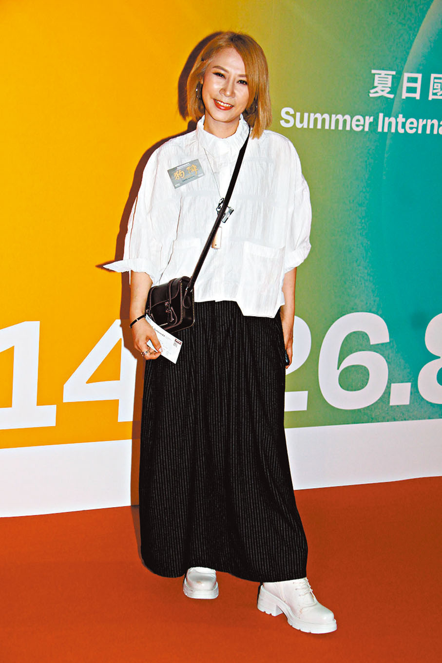 ◆彭家麗日前不慎扭傷。