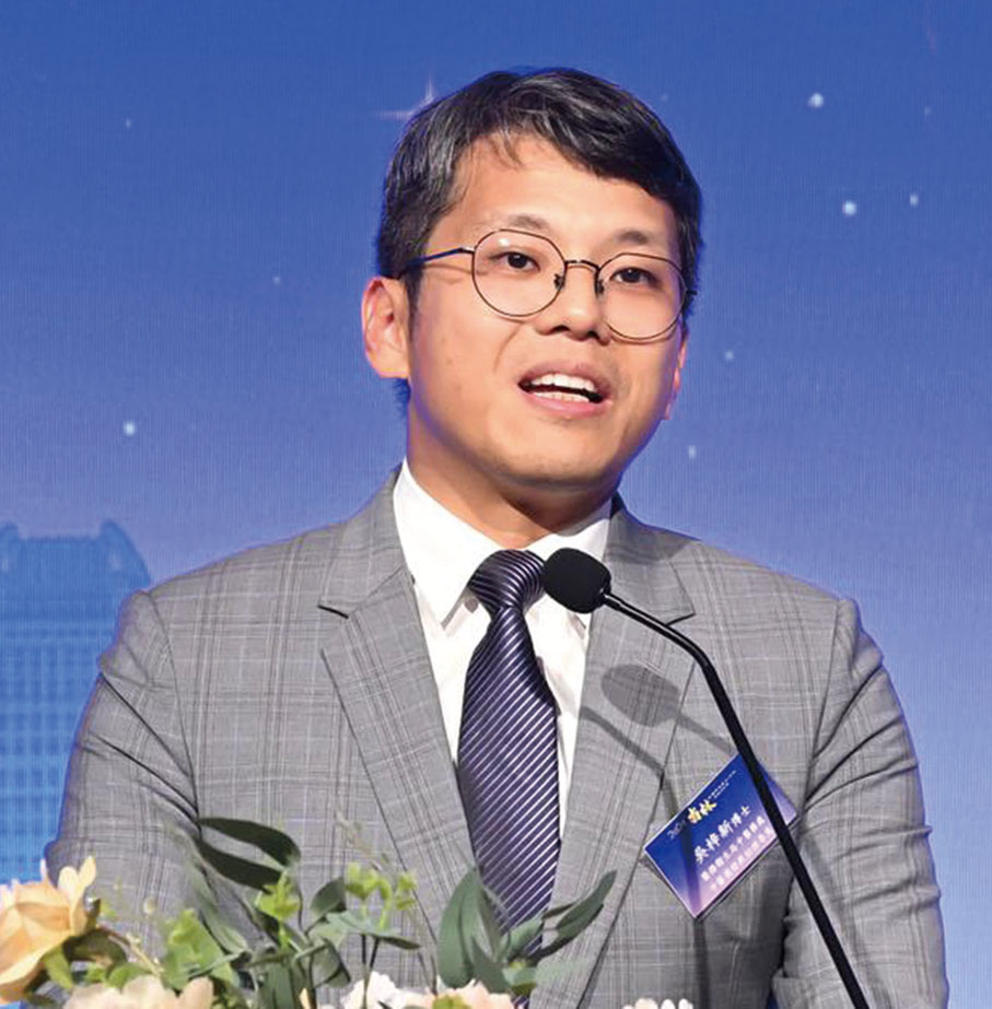 ◆吳梓新致辭。