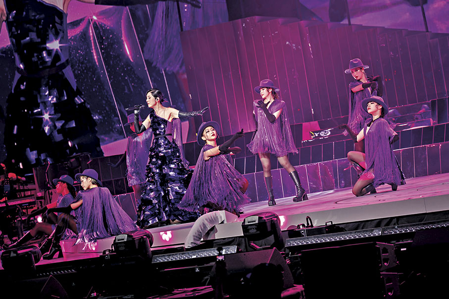 ◆楊千嬅今次個唱巧妙地融合歷年點題作品。