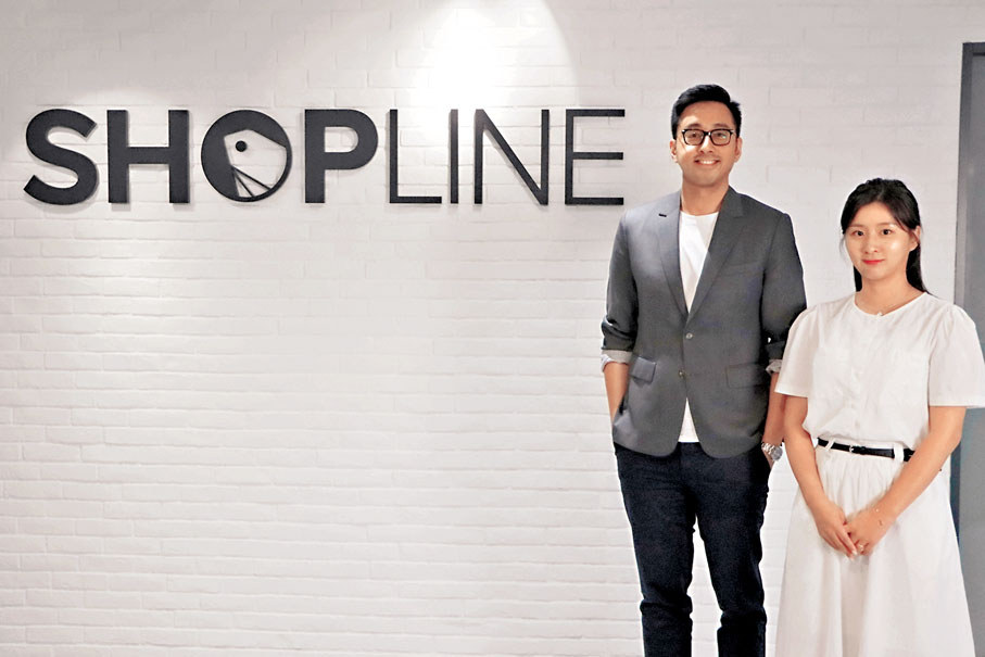 ◆SHOPLINE 香港區副總經理簡家樂（左）及Medicube香港及台灣市場部門組長Sophia。