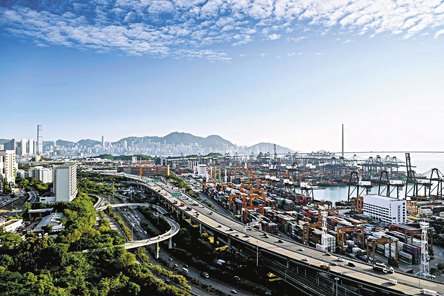 ◆ 運輸及物流局發帖文指,香港在港口條件、專業海運服務、整體環境等方面綜合實力優厚。