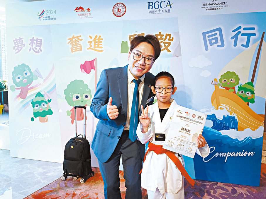 ◆陳智潁（右）　香港文匯報記者陸雅楠  攝