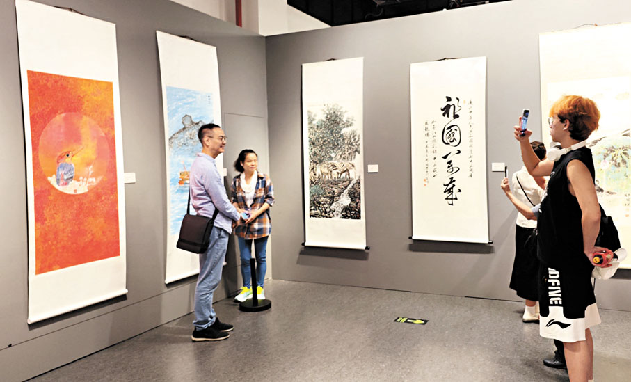 ◆展覽匯集120幅作品，同心弘揚中國傳統文化魅力。