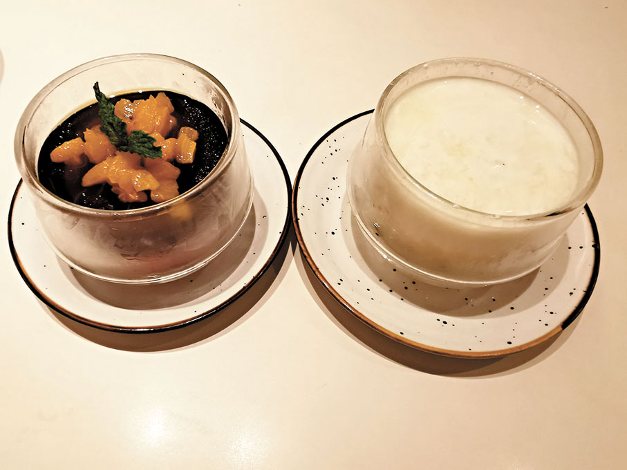 ◆枇杷凍及椰奶銀牙燉桃膠