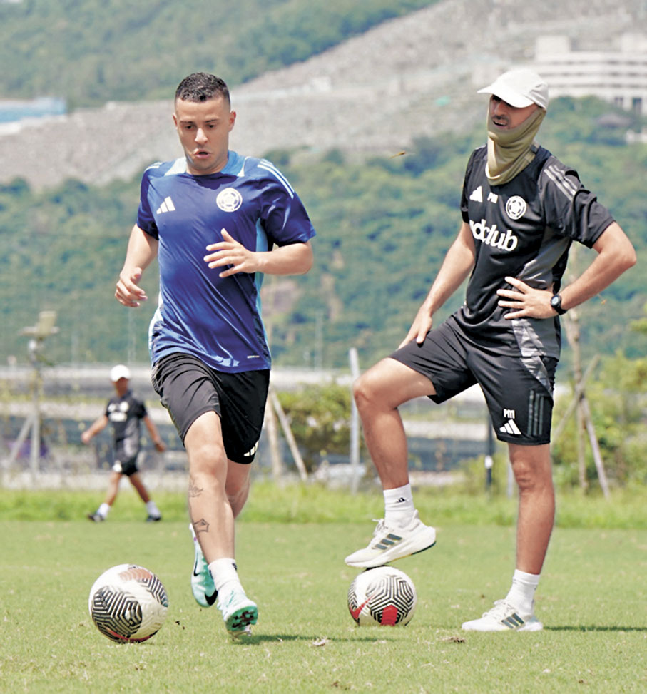 ◆費利浦薩(左)現時在東方跟操。