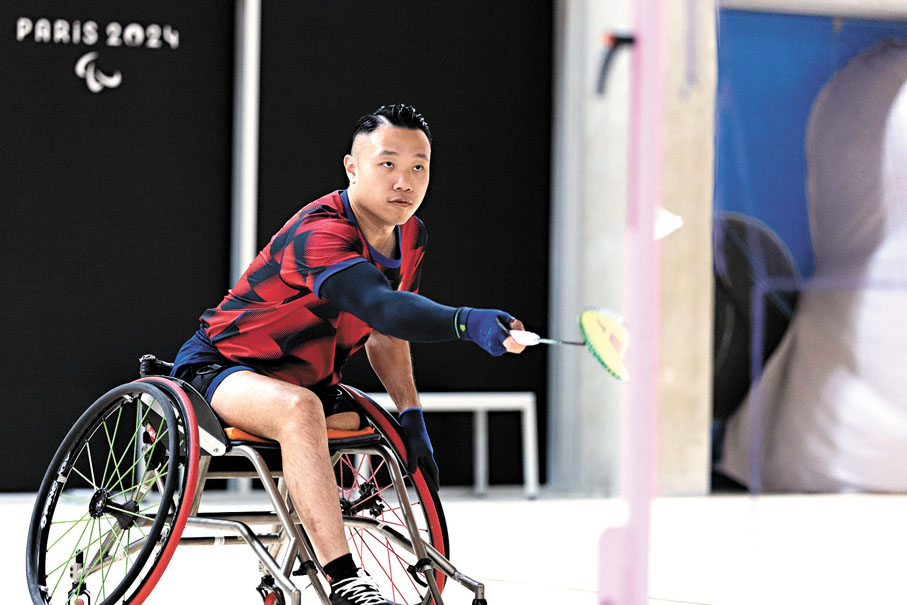◆陳浩源是港隊爭牌希望之一。中國香港殘疾人奧委會圖片