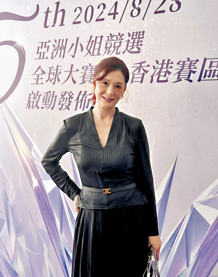 ◆夏文汐正拍攝央視劇集。