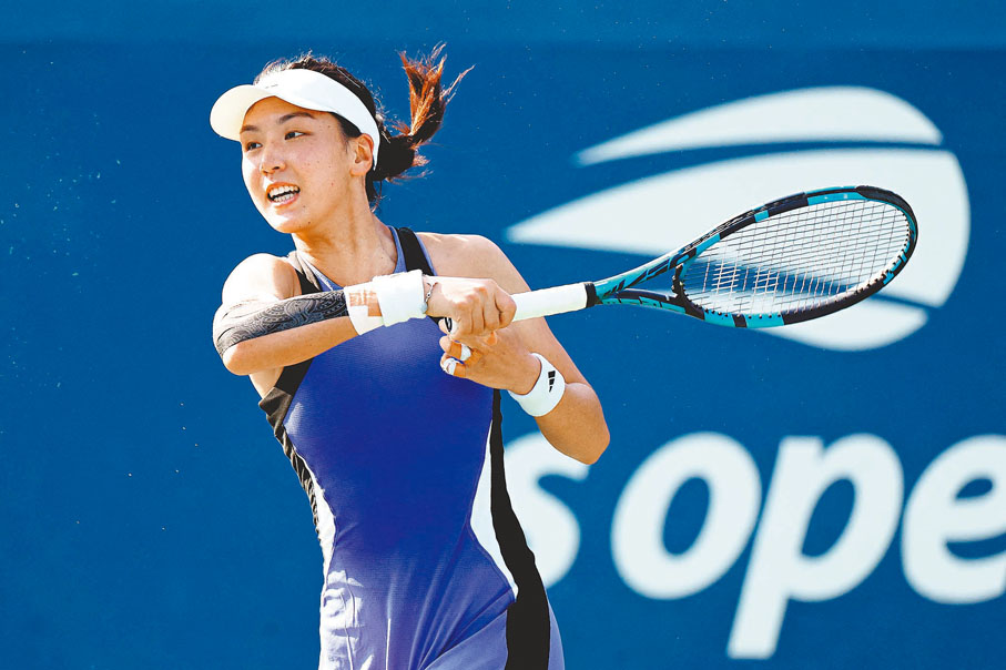 ◆王欣瑜先過一關。  法新社