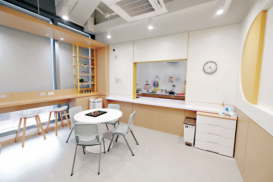 ◆南昌社區客廳內景。香港文匯報記者涂穴  攝