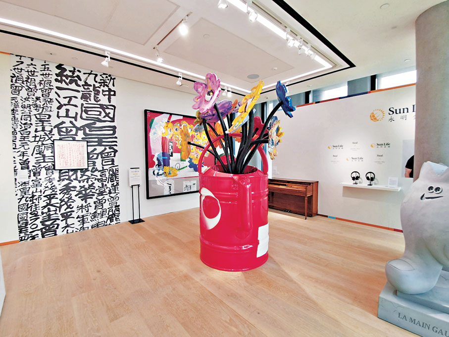◆Sun Life永明冠名贊助首屆香港廿一當代藝術博覽會。 香港文匯報記者曾業俊 攝