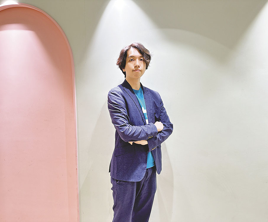 ◆Travel AI聯合創辦人及行政總裁黃海接受訪問時表示，Travel AI專注香港到日本的旅遊市場。 記者黎梓田   攝