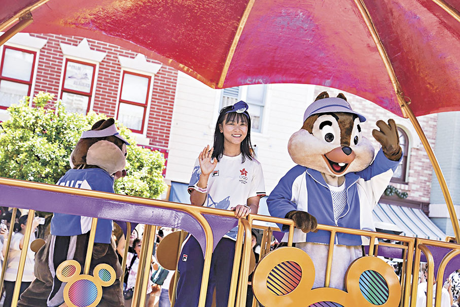 ◆李思穎出席慶典活動。